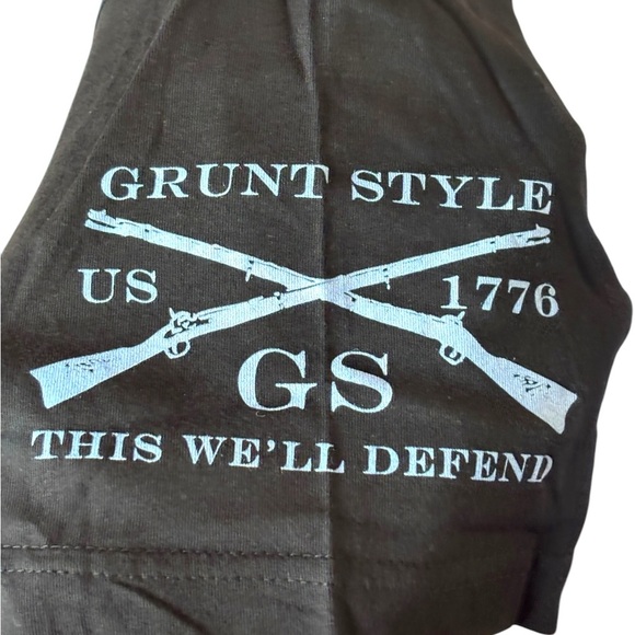 NWT Grunt Style Men’s Lg Black Graphic T-Shirt with Dads of Capitol Hill Design - Picture 4 of 6